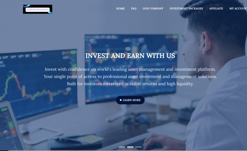 Forefrontasset.live Scam Alert